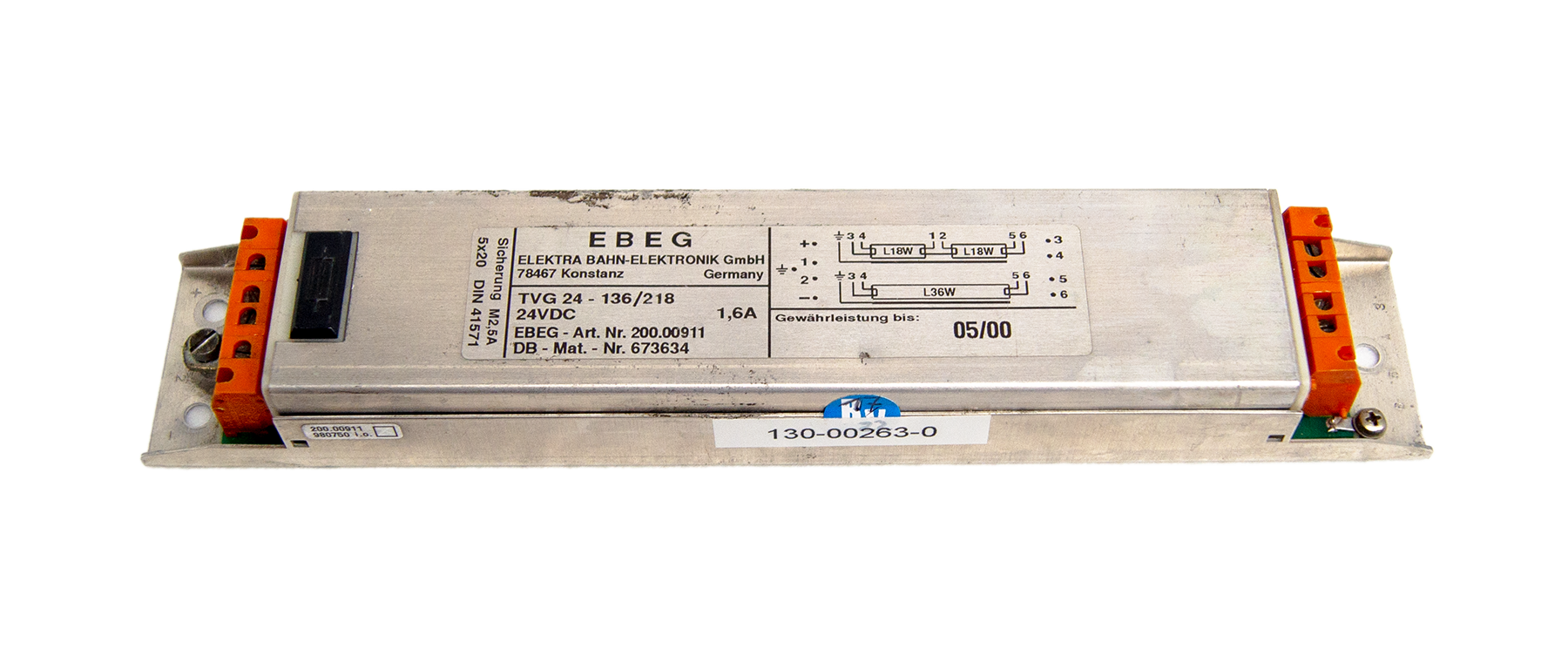 Transistorvorschaltgerät EBEG 24-136/218 24V Rep.